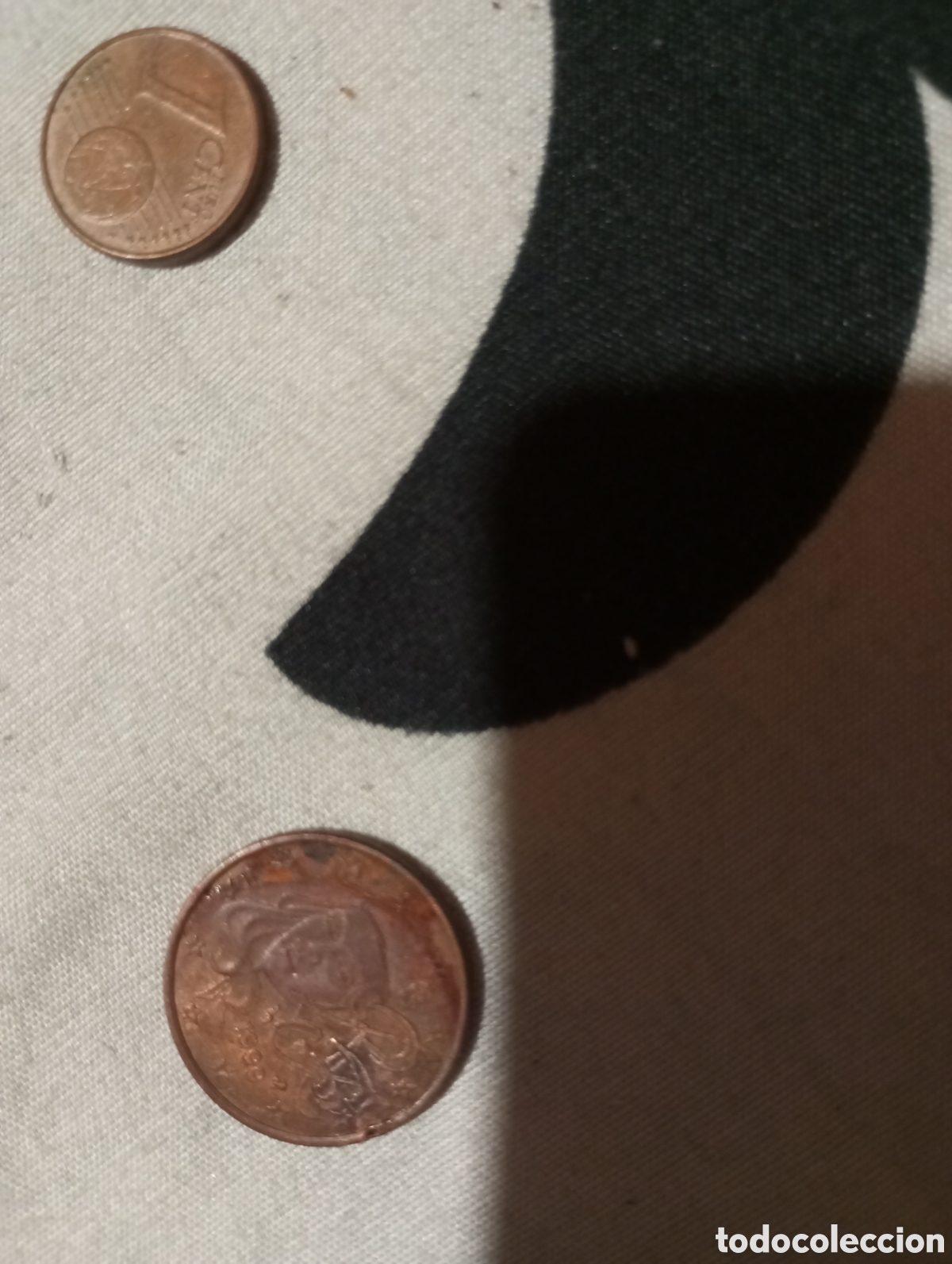 Monedas antiguas de Europa: Cara deformada1999 5 c&eacute;ntimos francesa - Foto 3