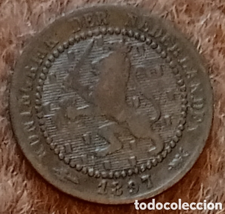 Monedas antiguas de Europa: Pa&iacute;ses Bajos 1897 - Moneda de 1 c&eacute;ntimo - Foto 1