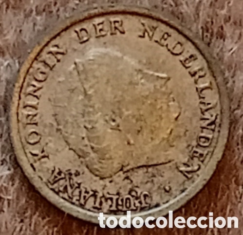 Monedas antiguas de Europa: Pa&iacute;ses Bajos 1960 - Moneda de 1 c&eacute;ntimo - Foto 2