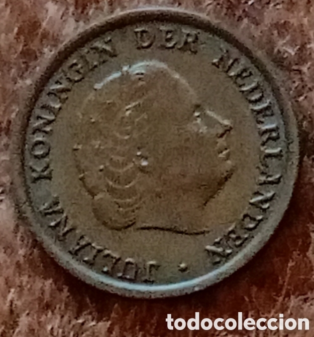Monedas antiguas de Europa: Pa&iacute;ses Bajos 1963 - Moneda de 1 c&eacute;ntimo - Foto 2