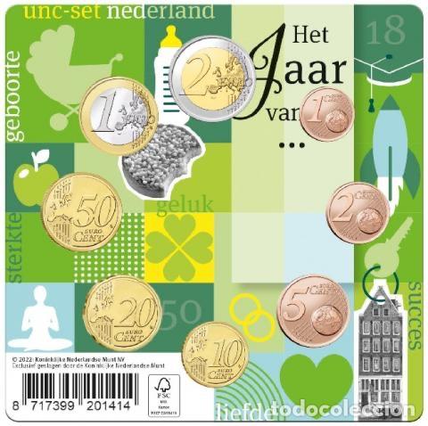 Monedas antiguas de Europa: Blister Holanda 2022 - Foto 2