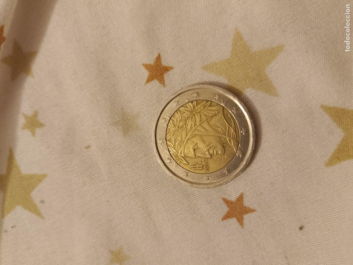 Alte M&uuml;nzen aus Europa: Moneda de dos euros valiosa