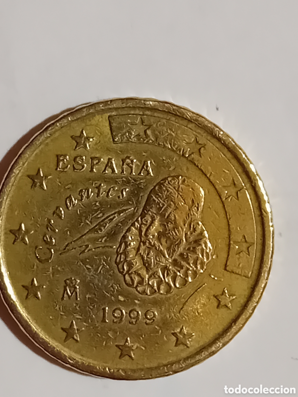 Monedas antiguas de Europa: Moneda de espa&ntilde;a 50 centimos de 1999. - Foto 2