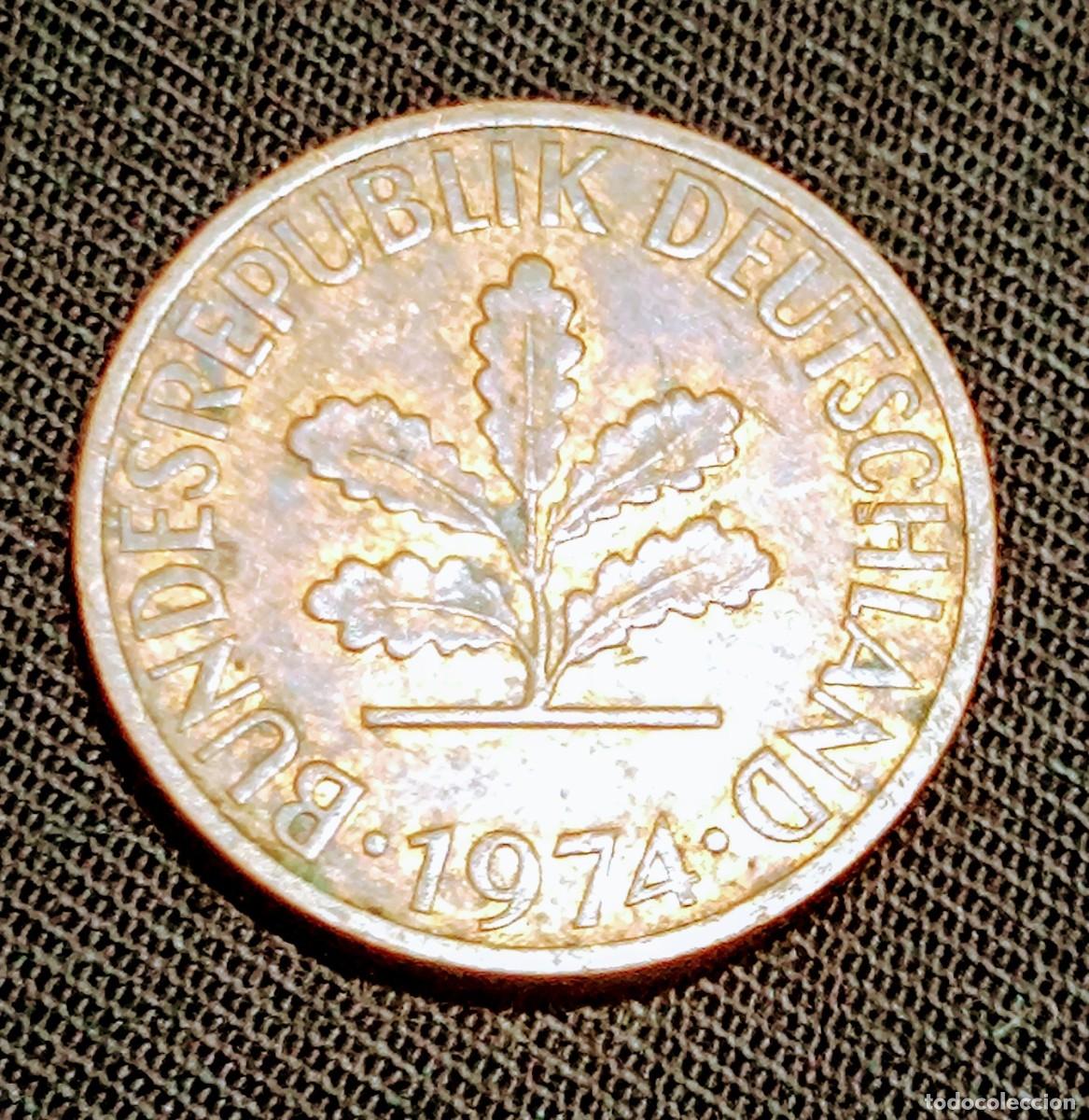 Monedas antiguas de Europa: Moneda de dos peniques. - Foto 1