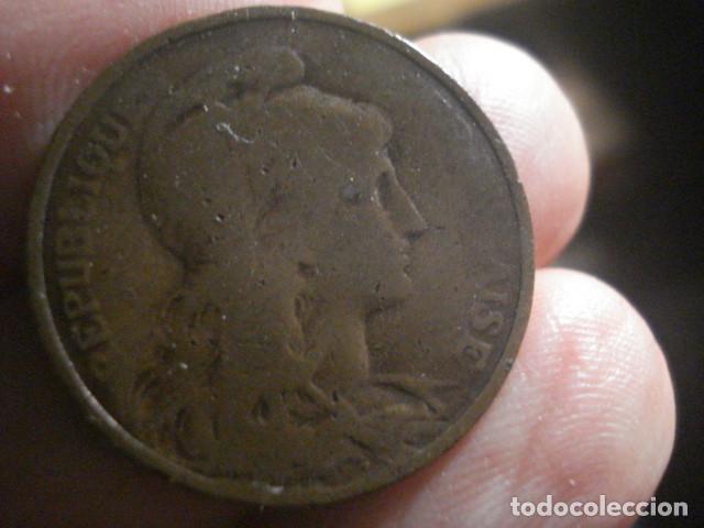 Monedas antiguas de Europa: FRANCIA - 5 C&Eacute;NTIMOS A&Ntilde;O 1908 - Foto 2