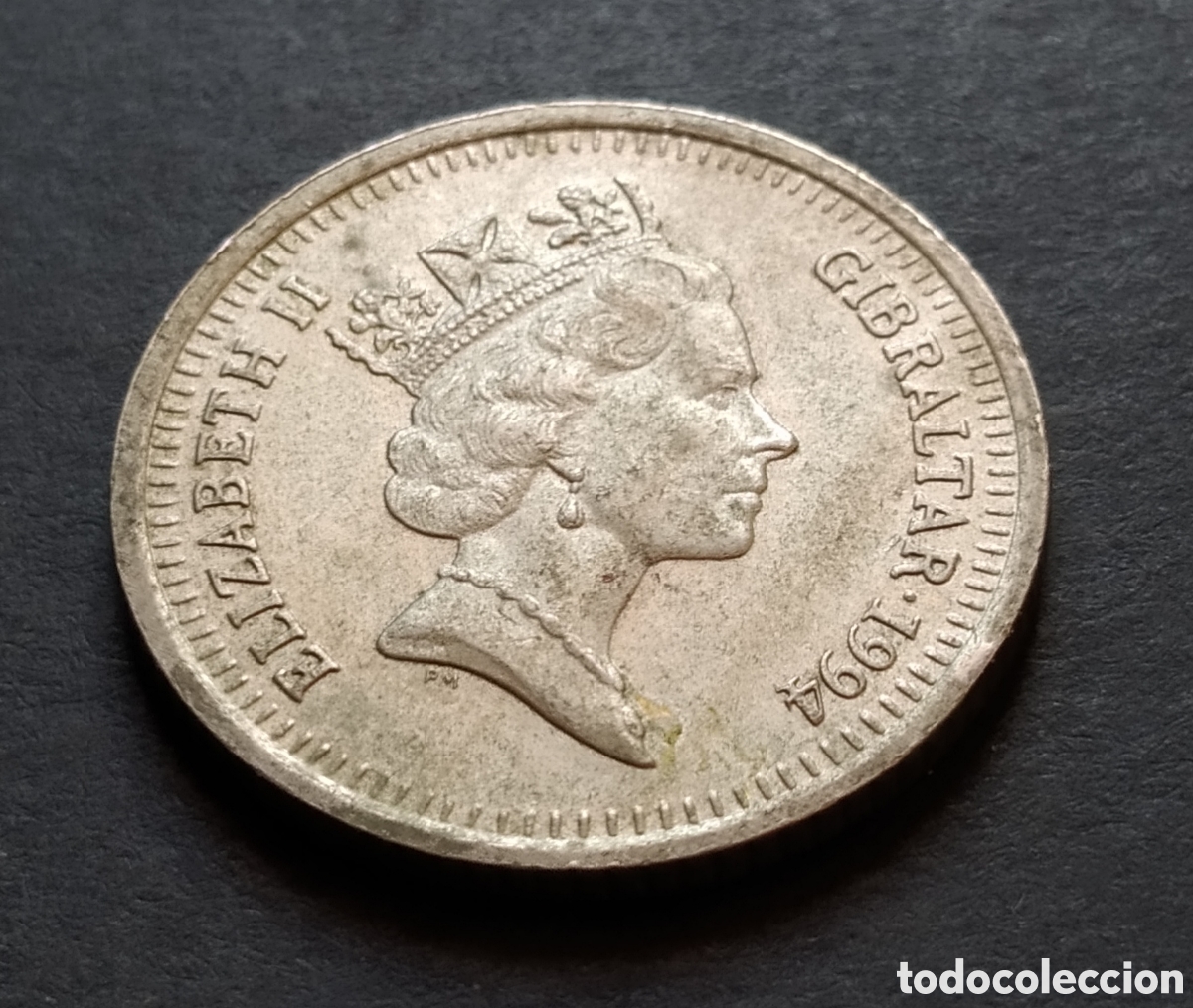 Monedas antiguas de Europa: MONEDA - GIBRALTAR 10 PENCE 1994 - Foto 4