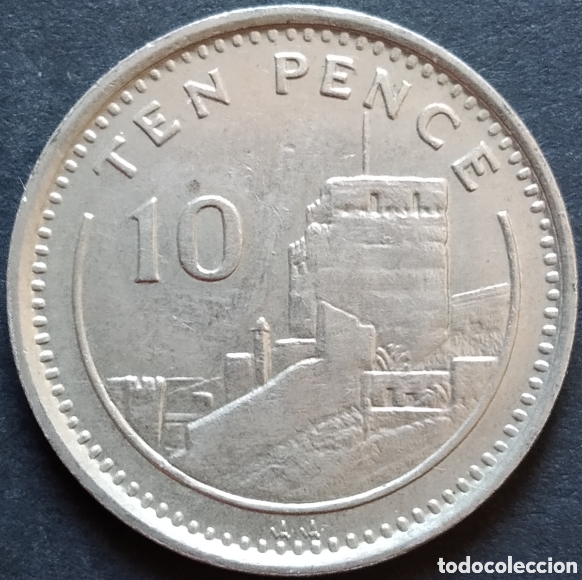 Monedas antiguas de Europa: MONEDA - GIBRALTAR 10 PENCE 1994 - Foto 1