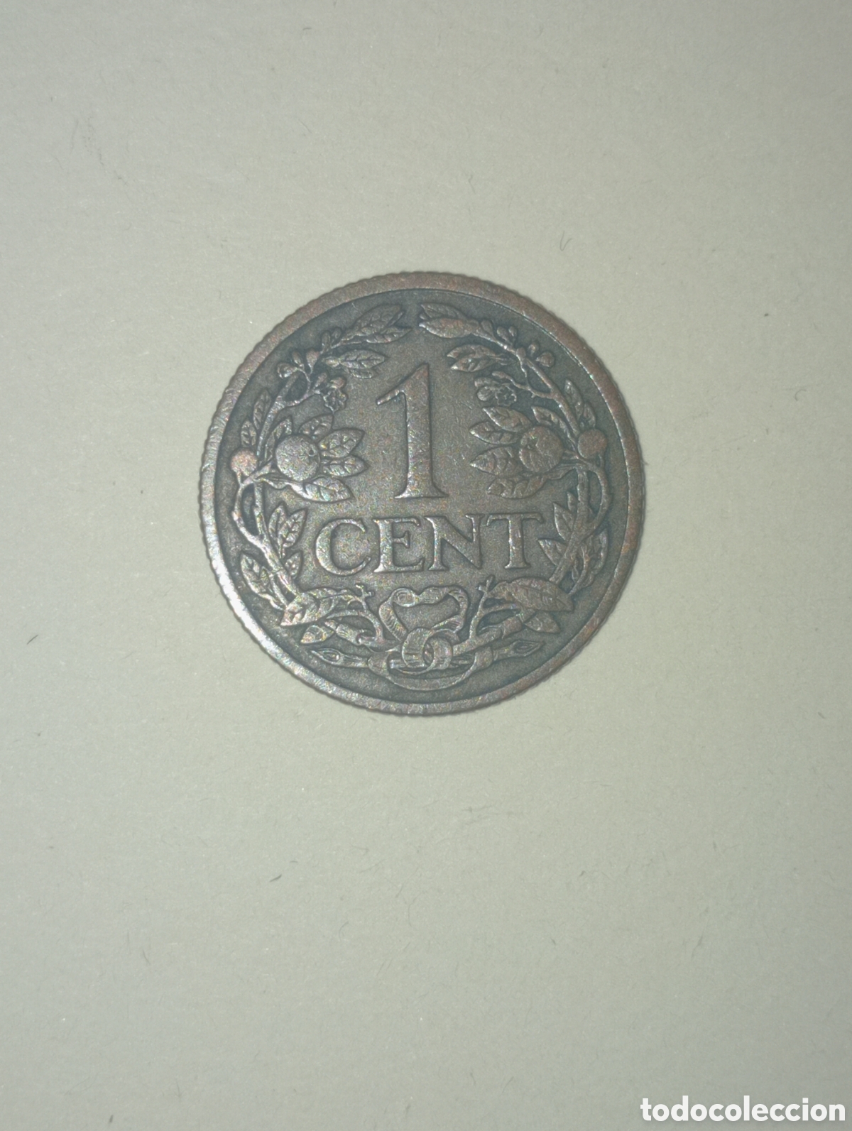 Monedas antiguas de Europa: HOLANDA 1 CENTIMO 1913 - Foto 2