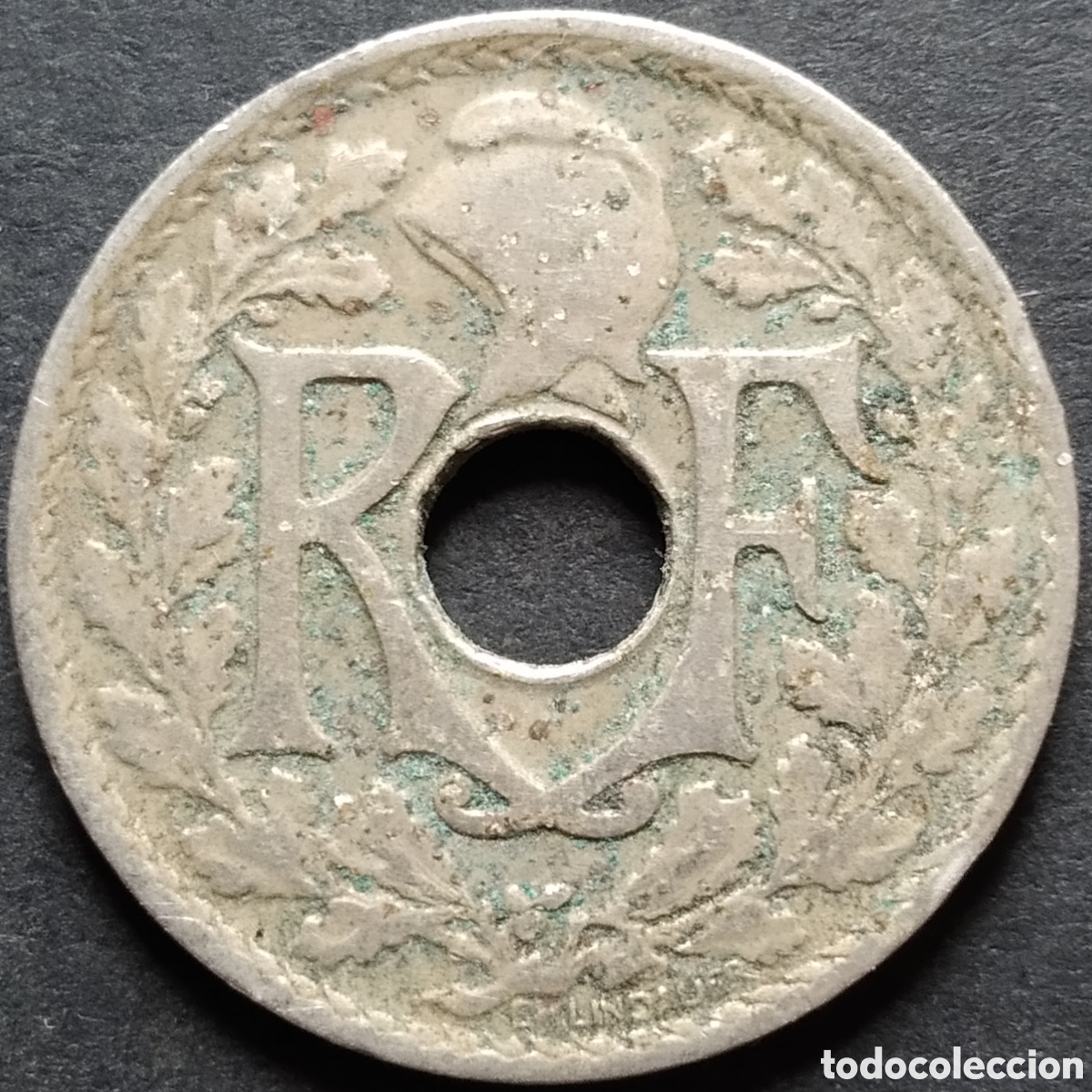 Monedas antiguas de Europa: MONEDA - FRANCIA 25 CENTIMOS 1920 - Foto 2