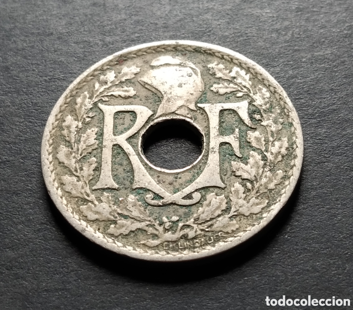 Monedas antiguas de Europa: MONEDA - FRANCIA 25 CENTIMOS 1920 - Foto 4