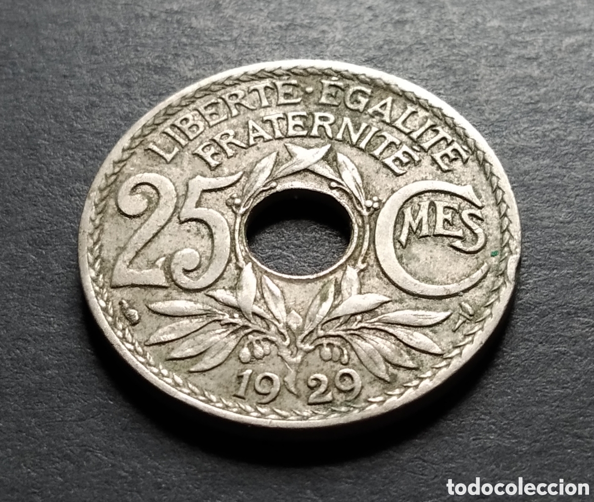 Monedas antiguas de Europa: MONEDA - FRANCIA 25 CENTIMOS 1929 - Foto 3