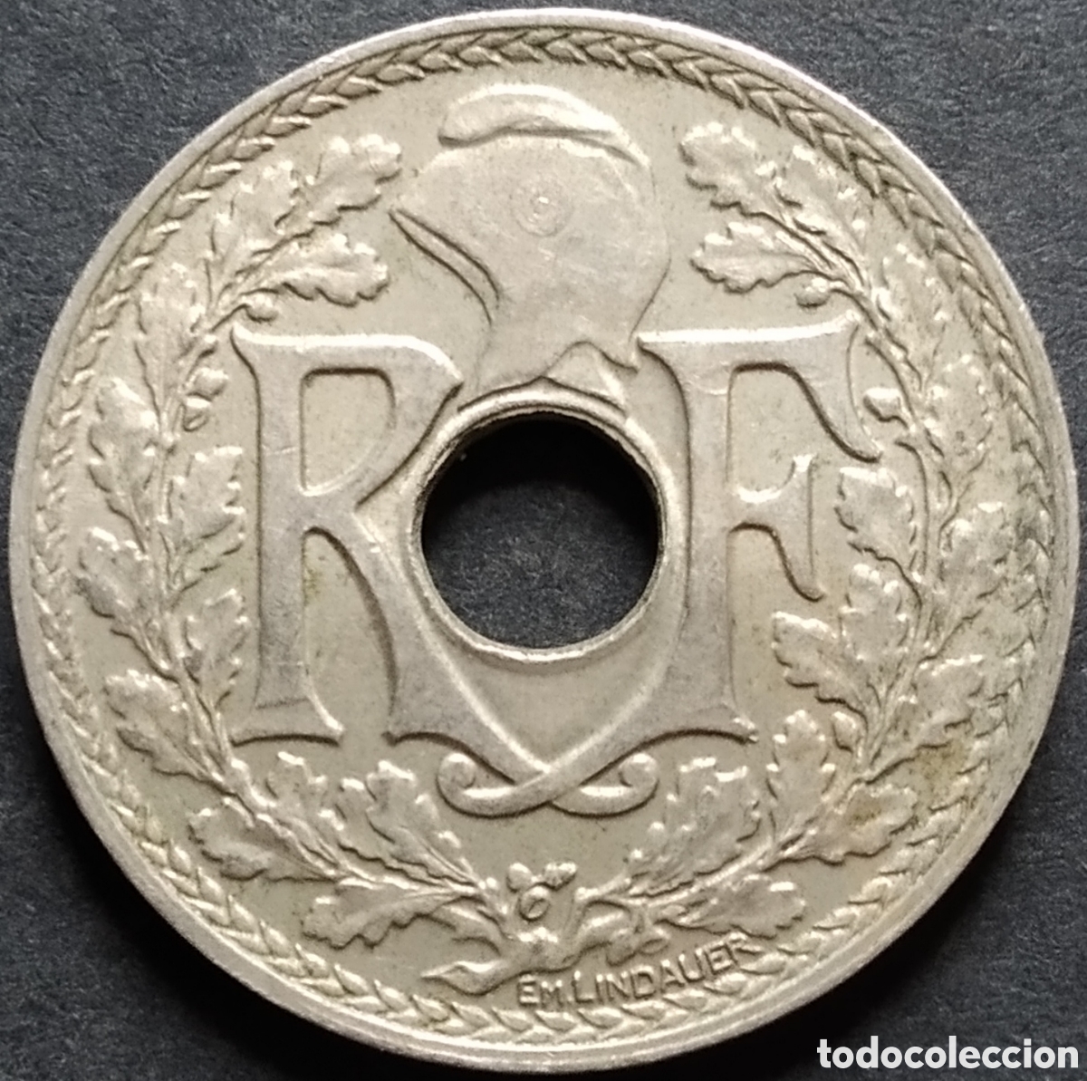 Monedas antiguas de Europa: MONEDA - FRANCIA 25 CENTIMOS 1930 - Foto 2
