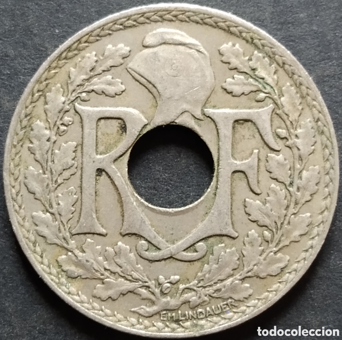 Monedas antiguas de Europa: MONEDA - FRANCIA 25 CENTIMOS 1933 - Foto 2