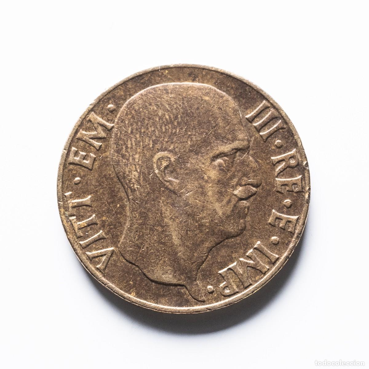 Monedas antiguas de Europa: 5 centesimi 1941 Italia - Foto 2