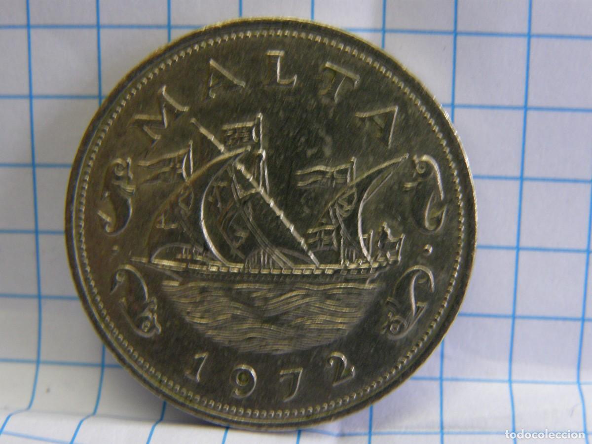 Monedas antiguas de Europa: MONEDA DE 10 CENTAVOS DE MALTA 1972 - Foto 1