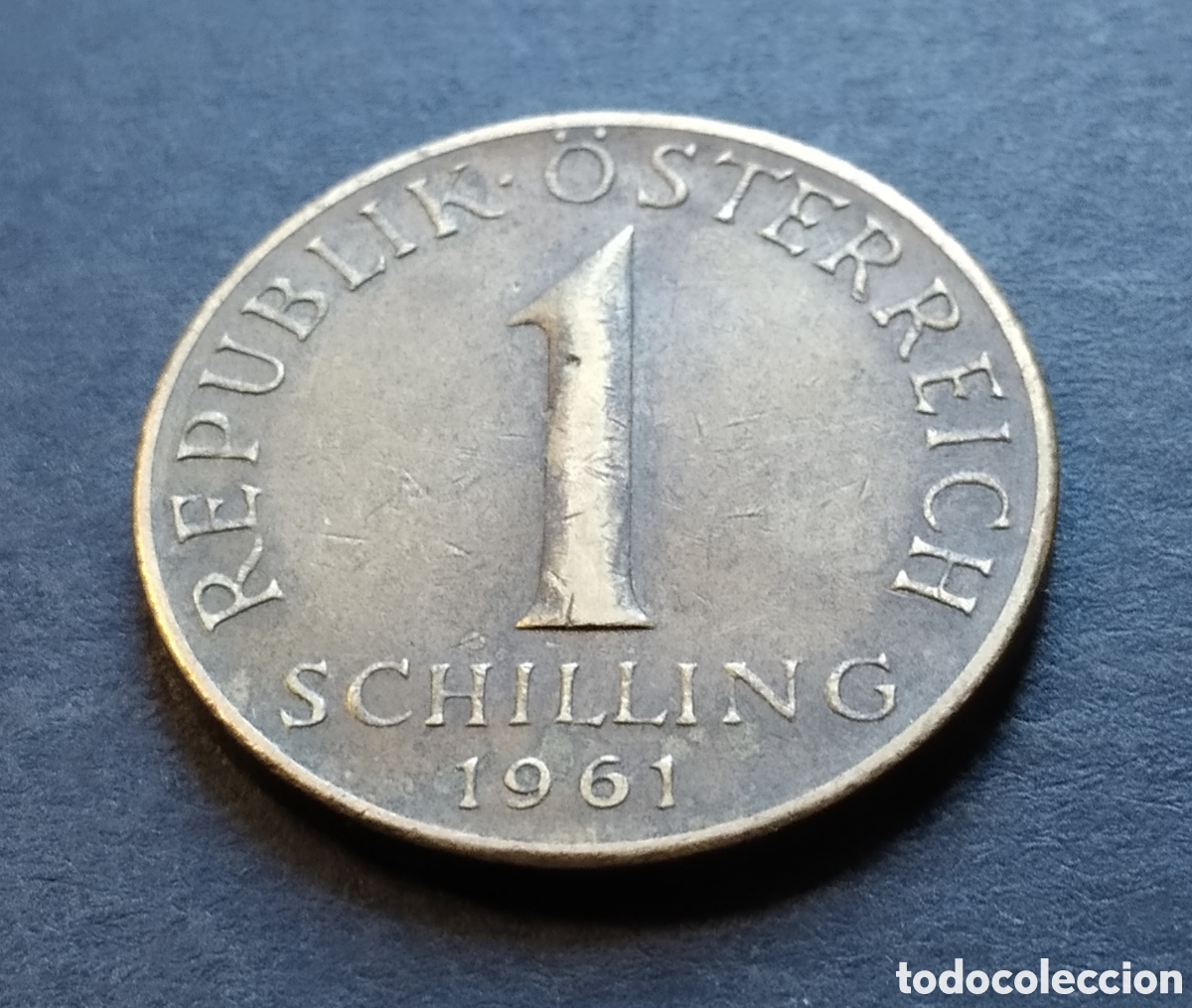 Monedas antiguas de Europa: MONEDA - AUSTRIA 1 CHEL&Iacute;N 1961 - Foto 3