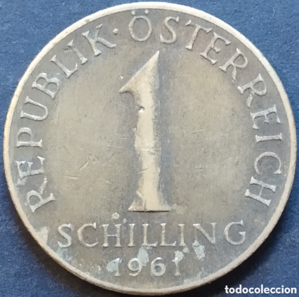 Monedas antiguas de Europa: MONEDA - AUSTRIA 1 CHEL&Iacute;N 1961 - Foto 1