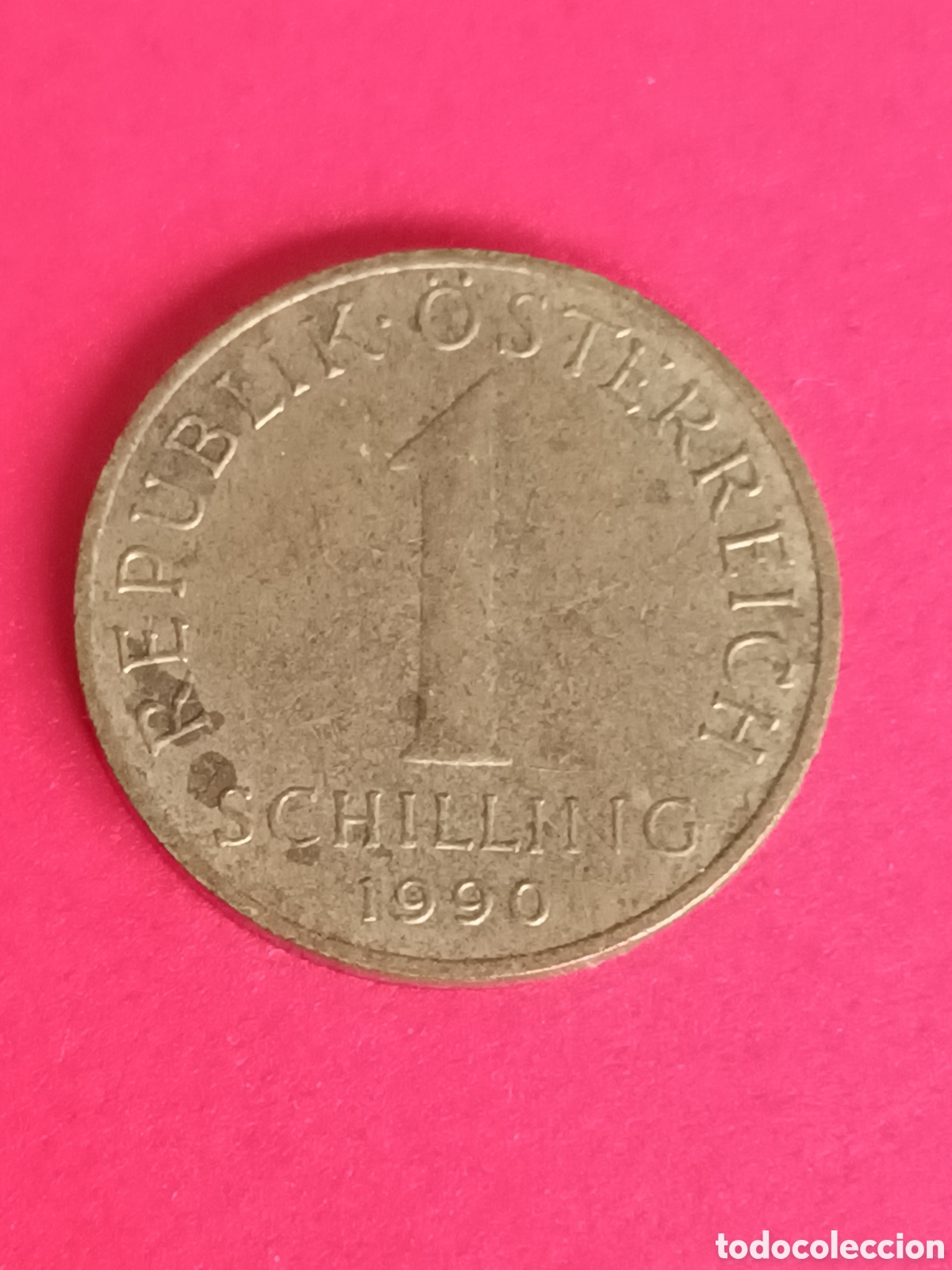Monedas antiguas de Europa: AUSTRIA. 1 CHELIN DE 1990. - Foto 1
