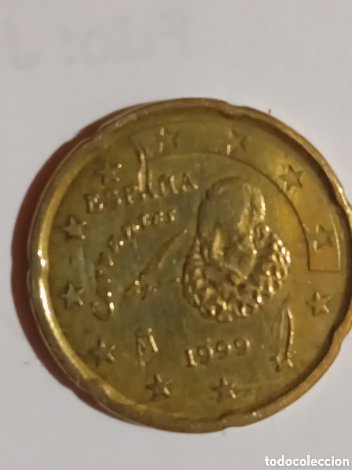 Monedas antiguas de Europa: Moneda de espa&ntilde;a de 1999. - Foto 1