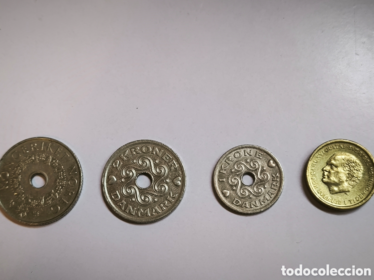 Monedas antiguas de Europa: MONEDAS DE DIVERSO VALOR DINAMARCA - Foto 2