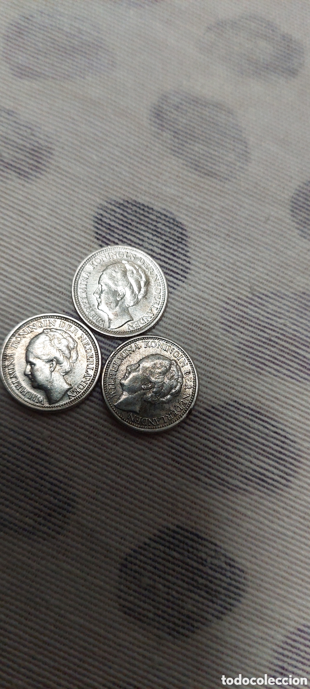 Monedas antiguas de Europa: 10 Cents Holanda plata. - Foto 1