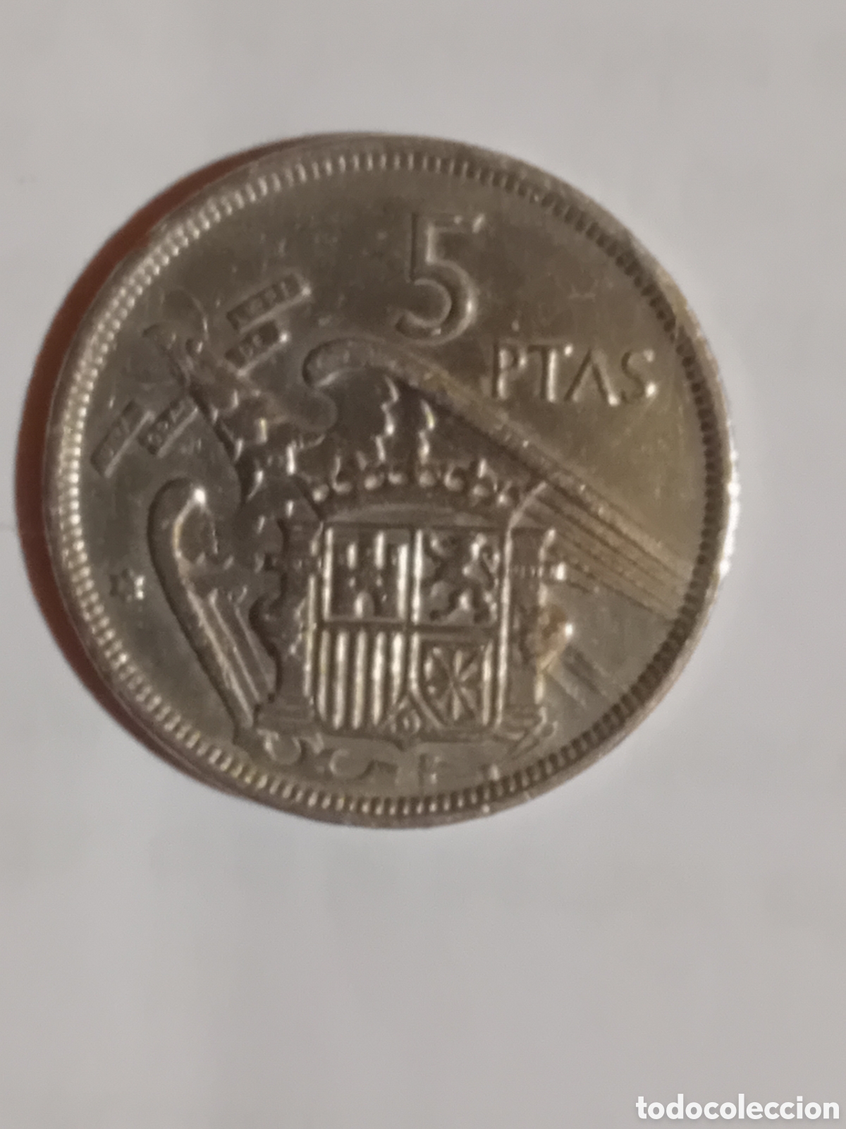 Monedas antiguas de Europa: Moneda de espa&ntilde;a de 1957, - Foto 2