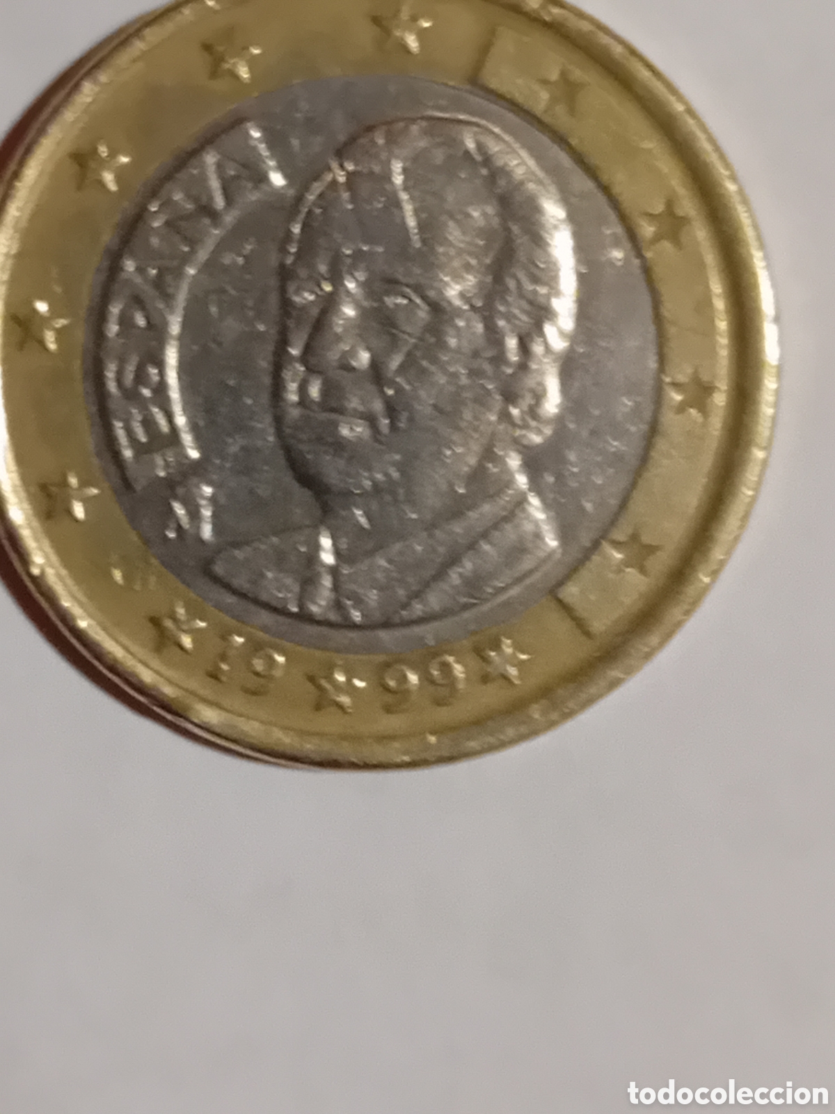 Monedas antiguas de Europa: Moneda de espa&ntilde;a de 1999. - Foto 1