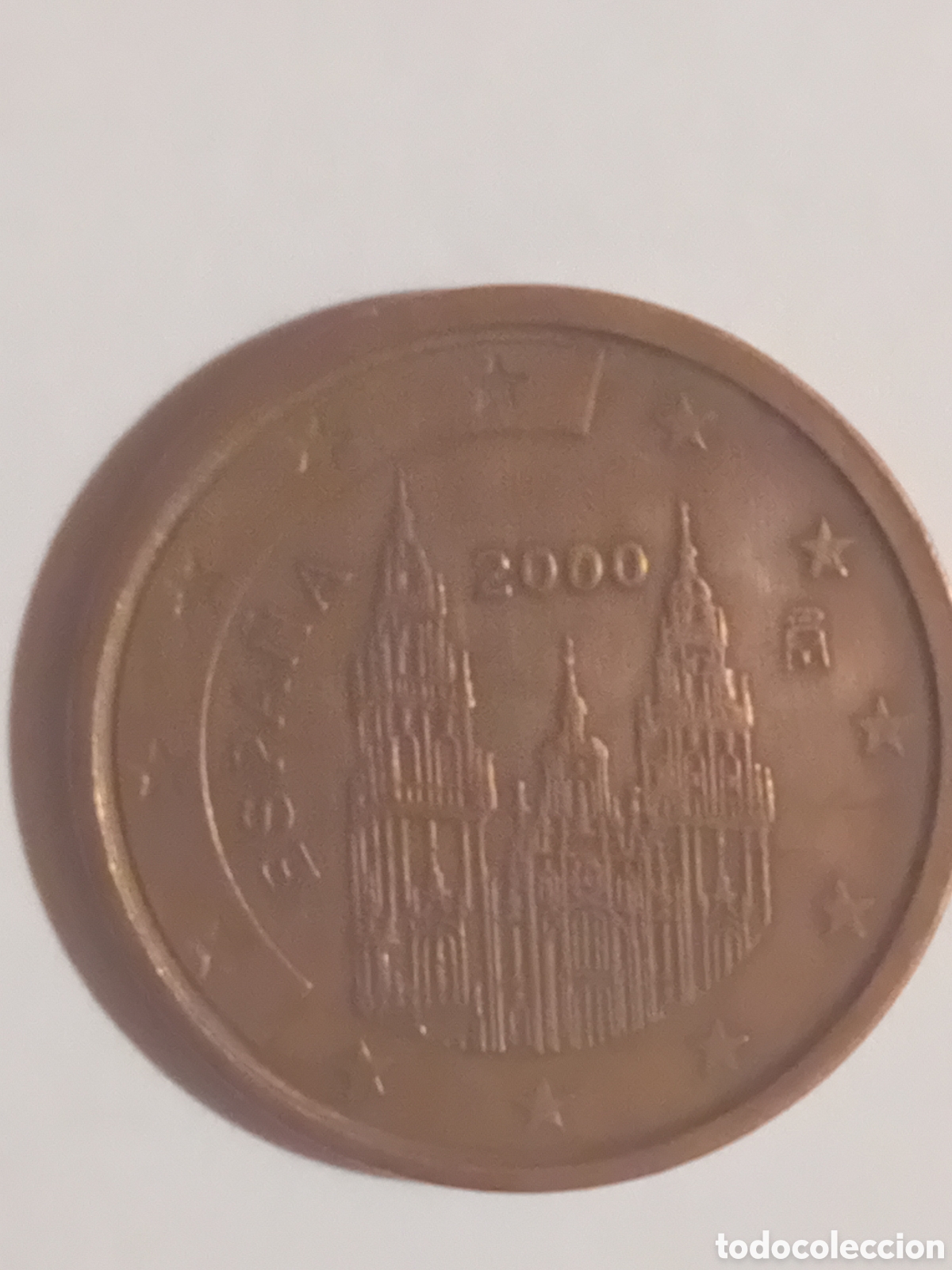 Monedas antiguas de Europa: Moneda de espa&ntilde;a de 2000. - Foto 1