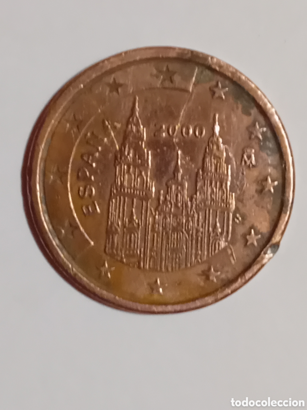 Monedas antiguas de Europa: Moneda de espa&ntilde;a de 2000. - Foto 1