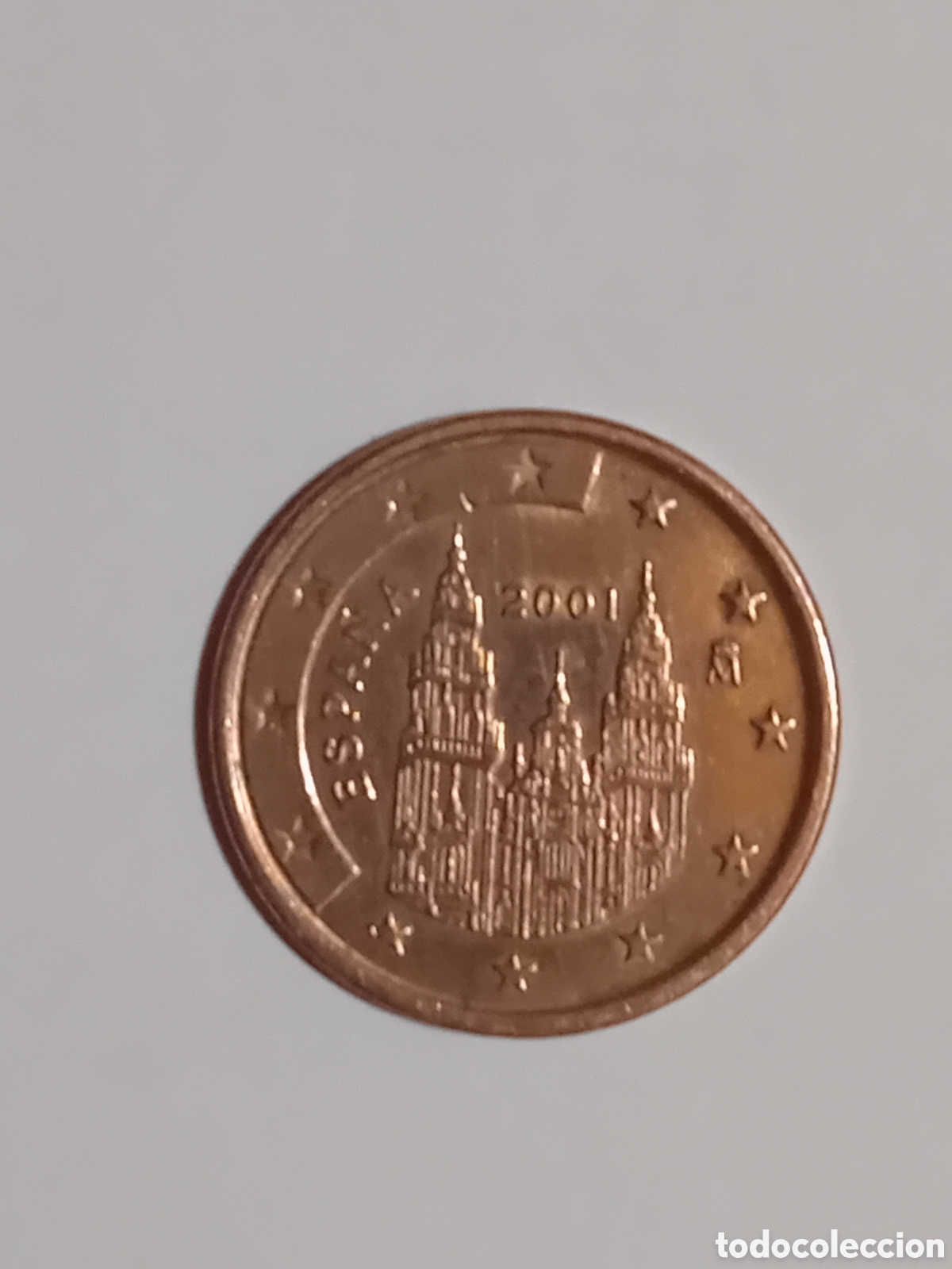 Monedas antiguas de Europa: Moneda de espa&ntilde;a de 2001. - Foto 1