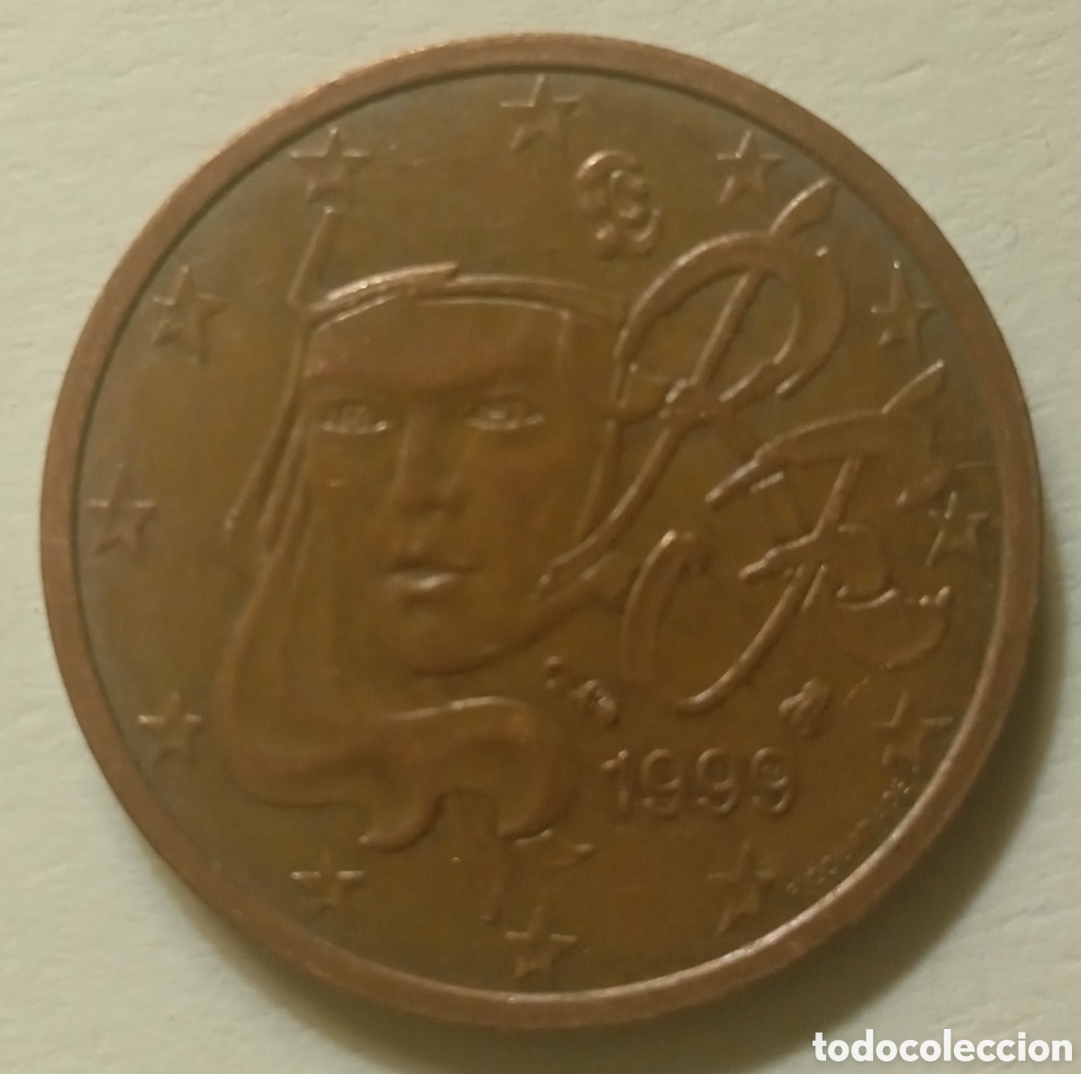 Monedas antiguas de Europa: 2 C&Eacute;NTIMOS/1999 (FRANCIA) - Foto 1