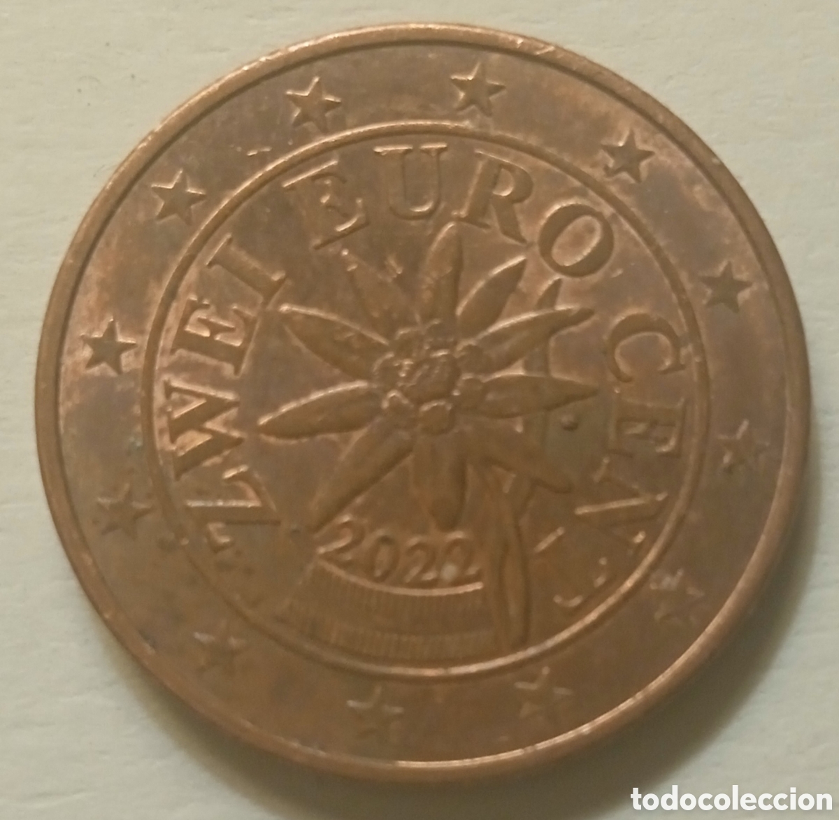 Monedas antiguas de Europa: 2 C&Eacute;NTIMOS/2022 (AUSTRIA) - Foto 1