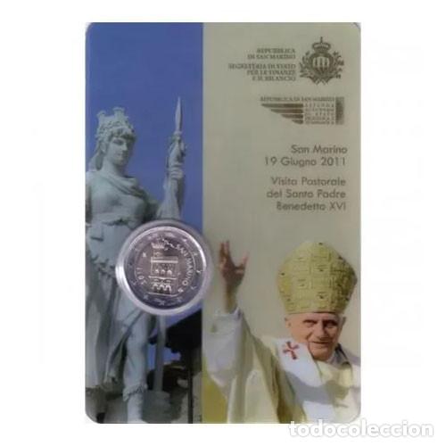 Monedas antiguas de Europa: SAN MARINO CARTERA COIN CARD MONEDA 2 EURO 2011