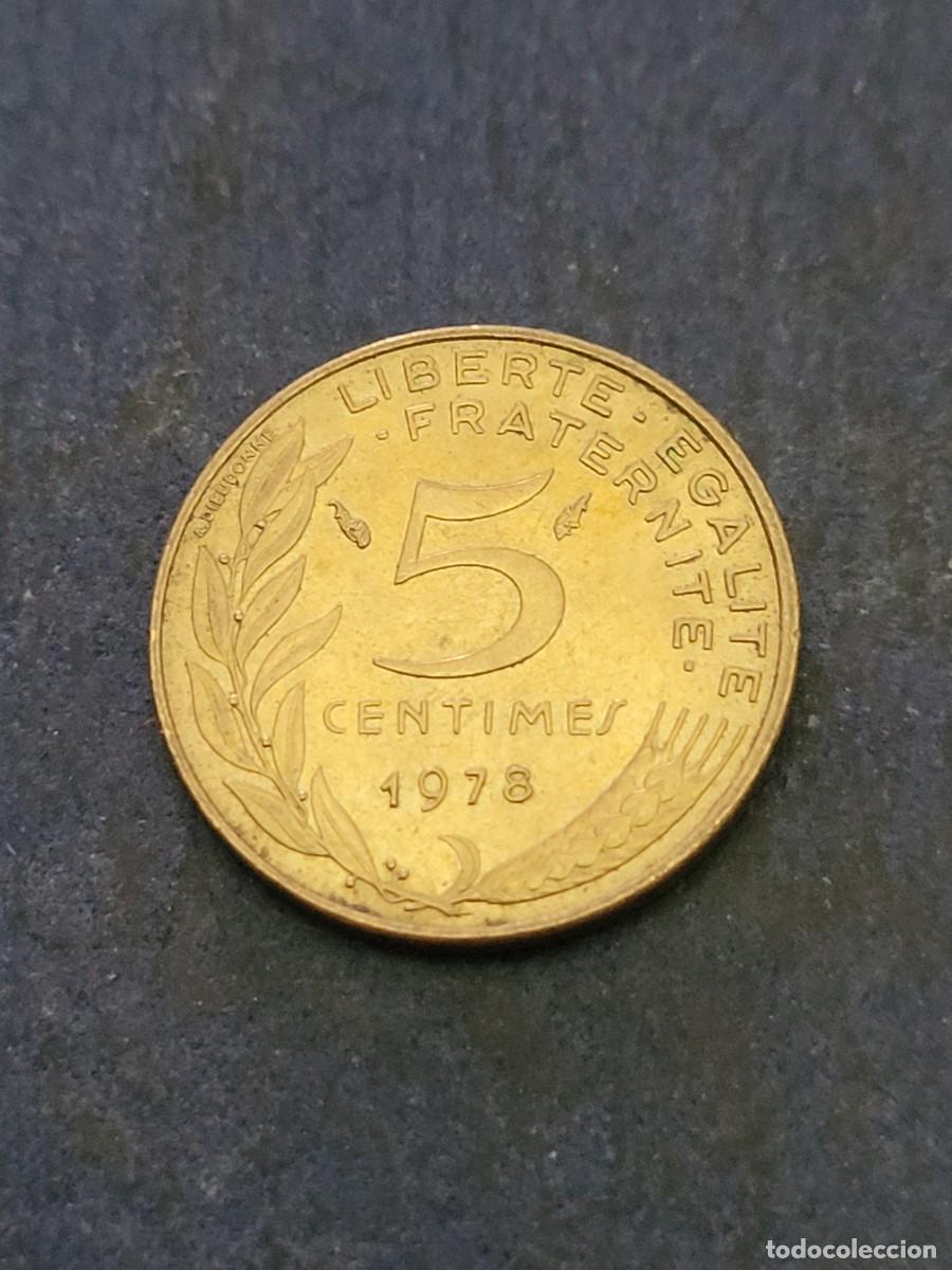 Monedas antiguas de Europa: Moneda 5 c&eacute;ntimos 1978 Francia - Foto 2