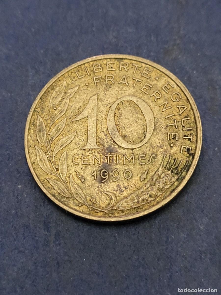 Monedas antiguas de Europa: Moneda 10 c&eacute;ntimos 1990 Francia - Foto 2