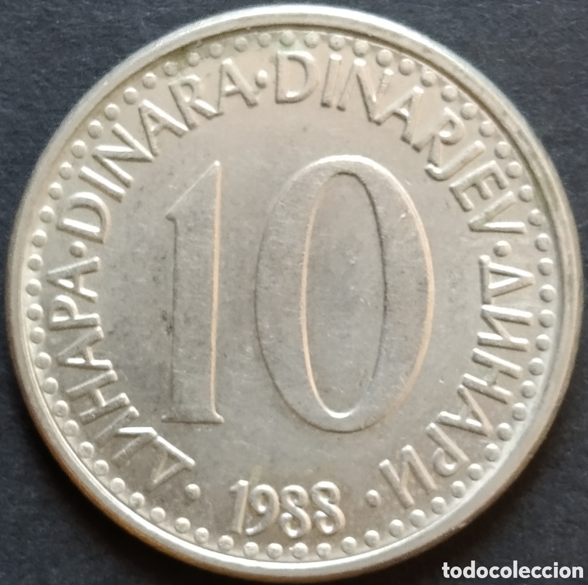 Old Coins of Europe: MONEDA - YUGOSLAVIA 10 DINARAS 1988