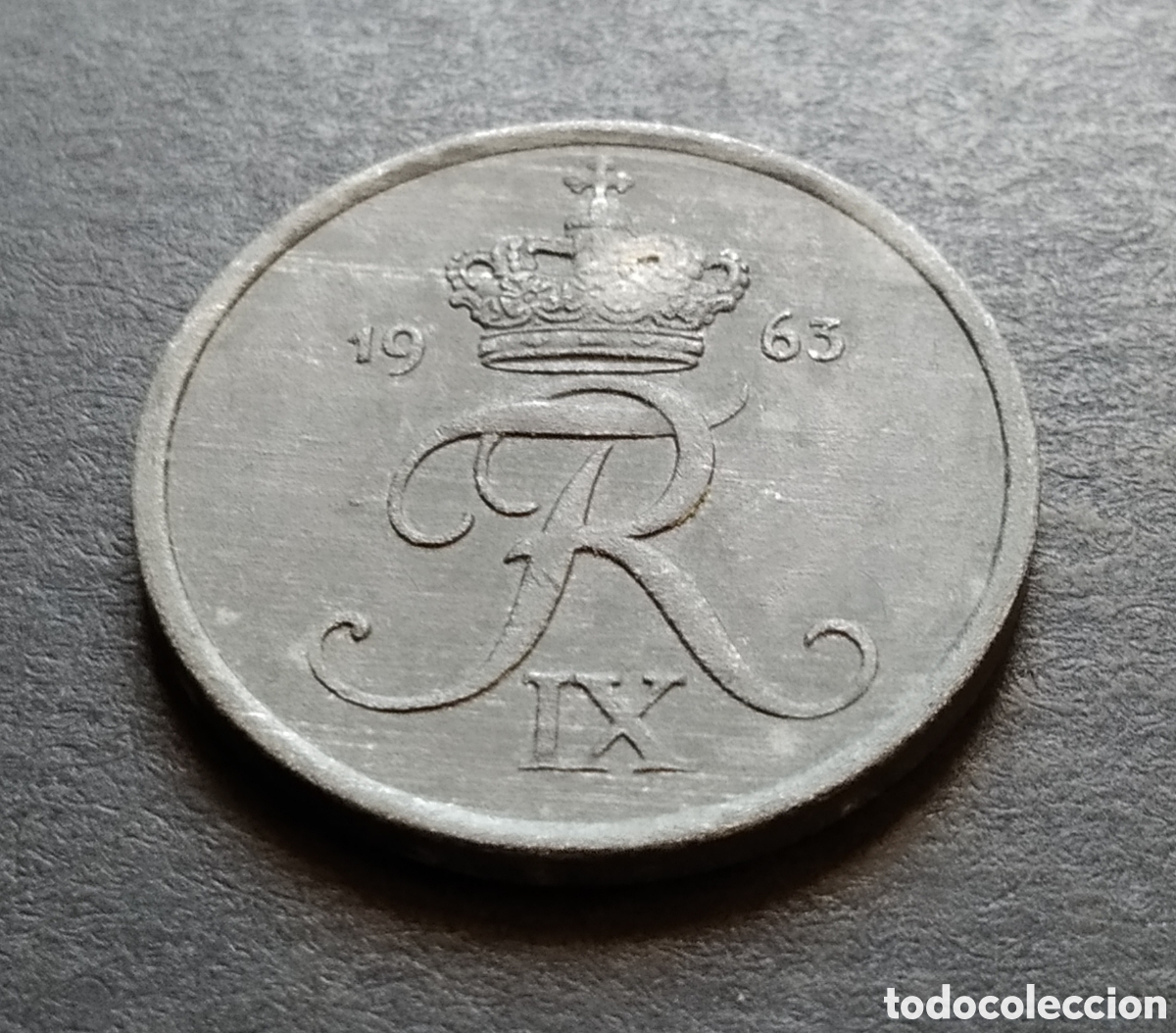 Monedas antiguas de Europa: MONEDA - DINAMARCA 2 ORE 1963 - Foto 4