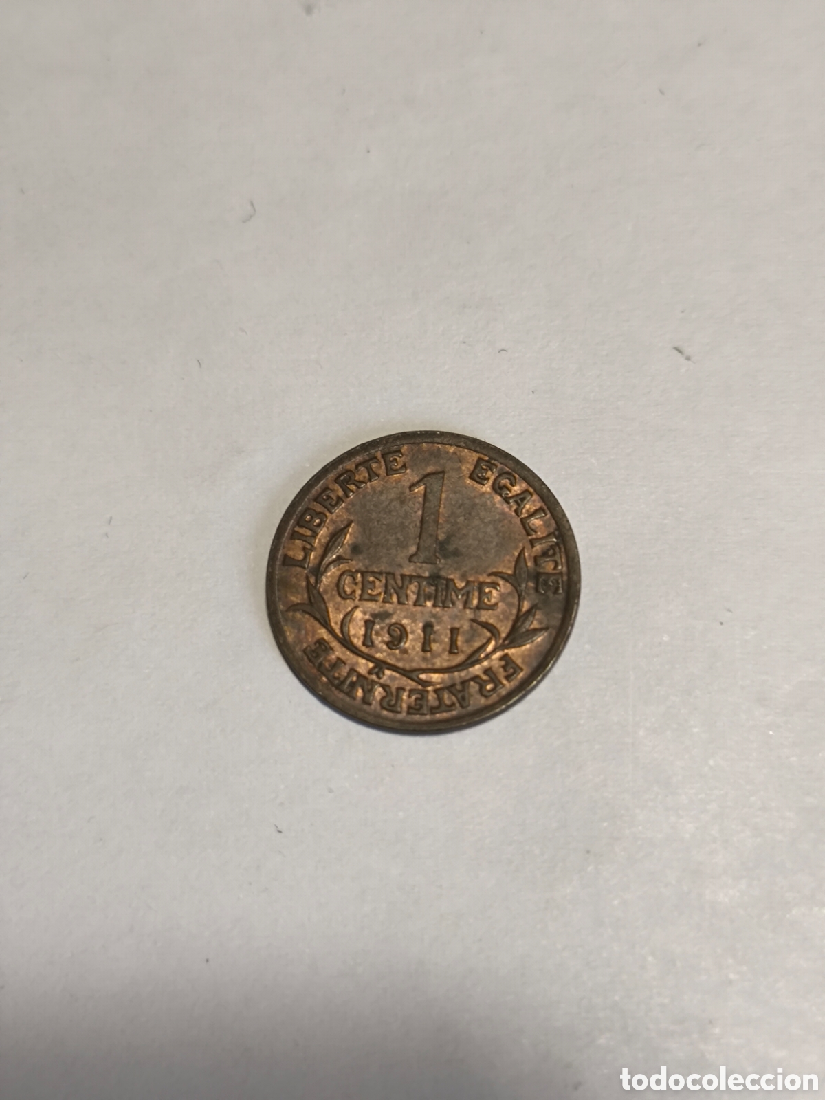 Monedas antiguas de Europa: 1 C&eacute;ntimo Francia 1911 - Foto 1