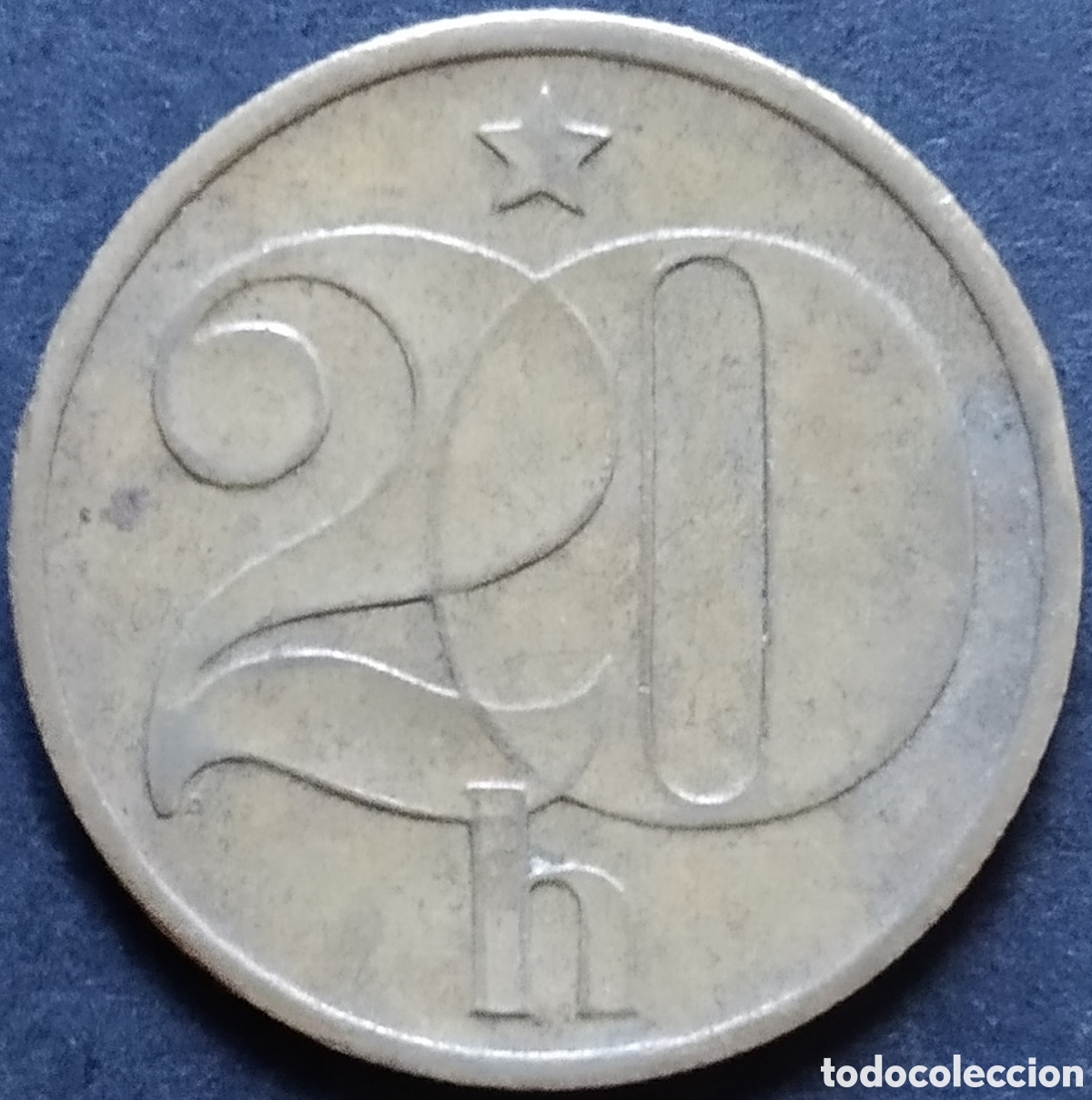 Old Coins of Europe: MONEDA - CHECOSLOVAQUIA 20 HELLERS 1973