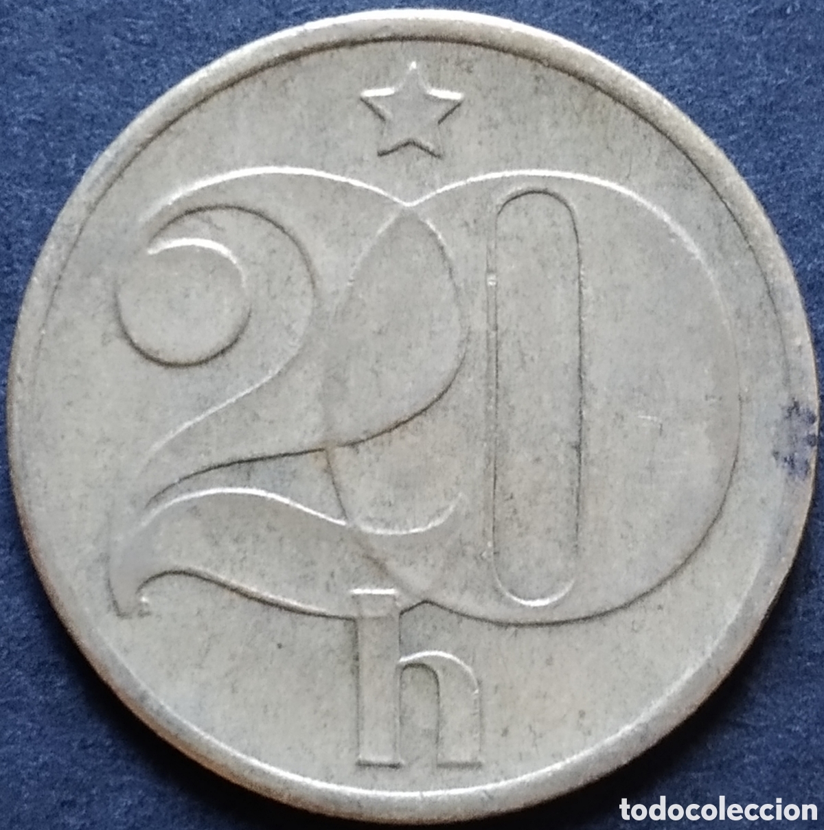 Old Coins of Europe: MONEDA - CHECOSLOVAQUIA 20 HELLERS 1974