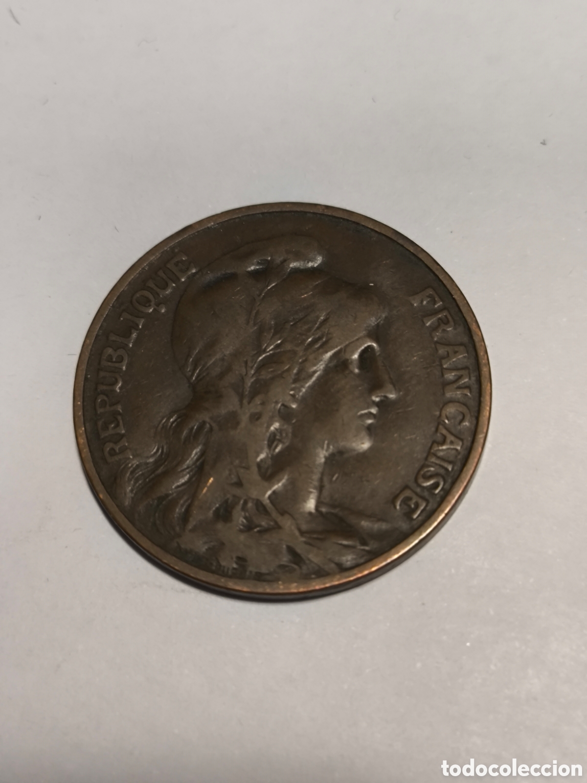 Monedas antiguas de Europa: 10 C&eacute;ntimos Francia 1900 - Foto 2