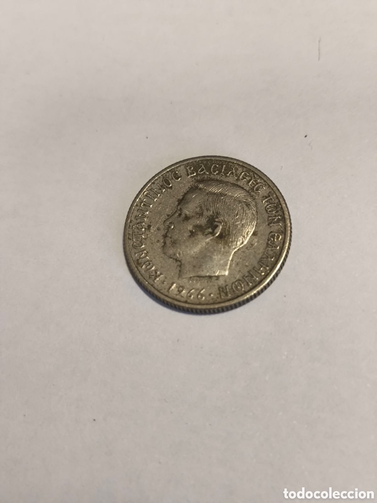 Monedas antiguas de Europa: 50 Lepta Grecia 1966 - Foto 2