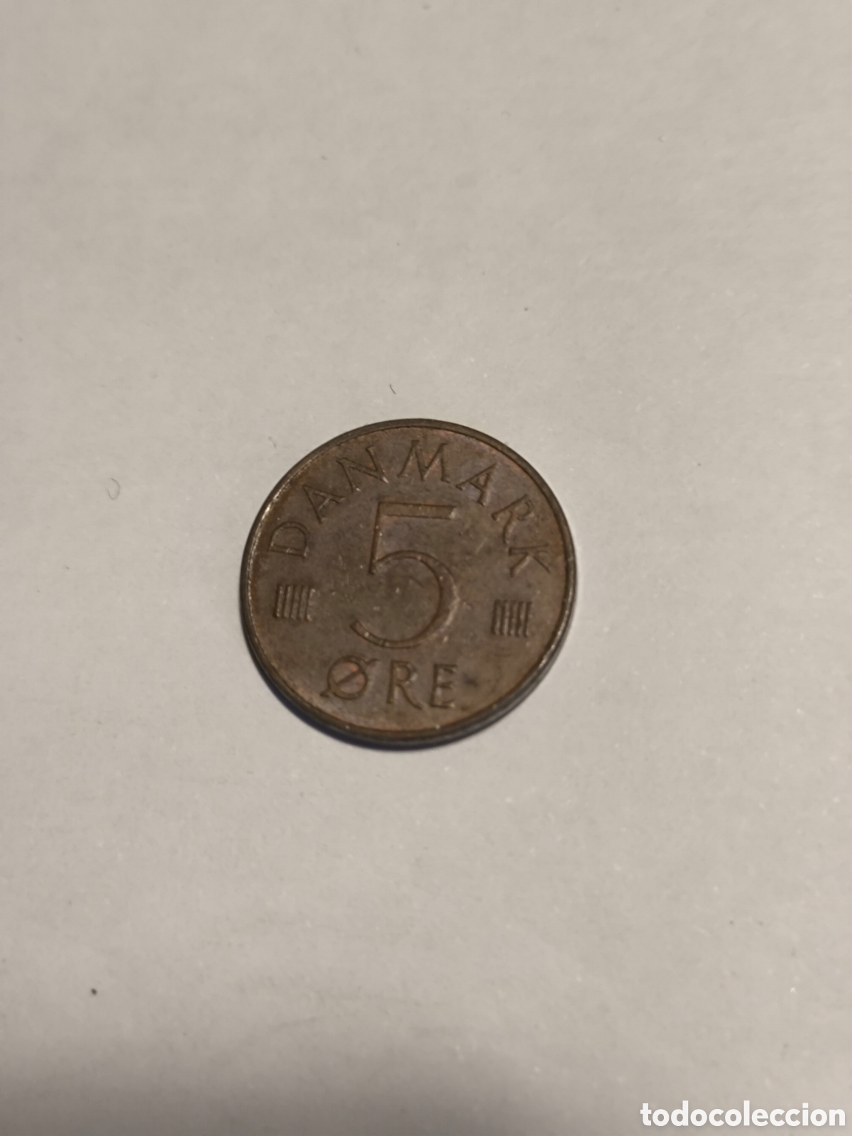Monedas antiguas de Europa: 5 Ore Dinamarca 1974 - Foto 1