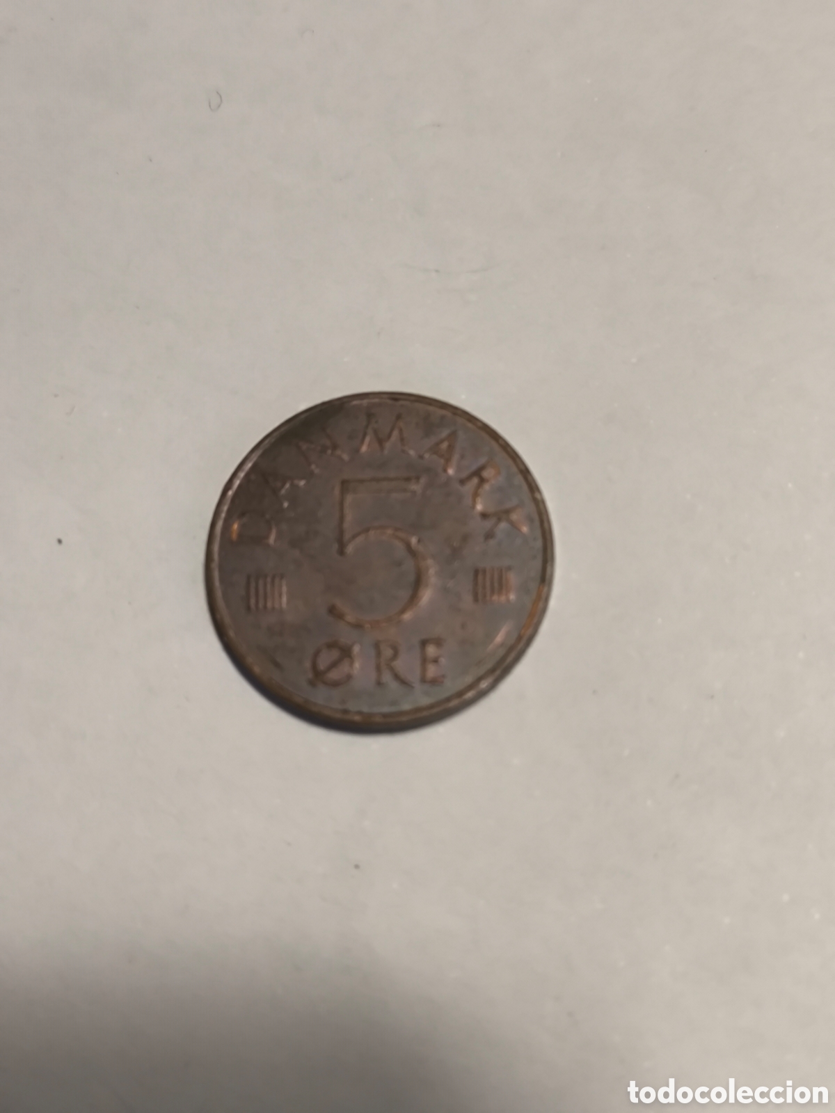 Monedas antiguas de Europa: 5 Ore Dinamarca 1977 - Foto 1