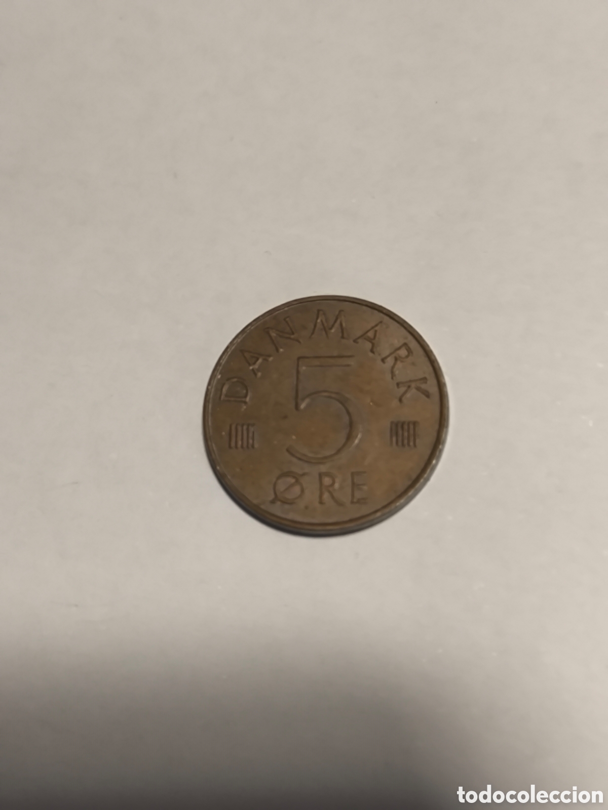 Monedas antiguas de Europa: 5 Ore Dinamarca 1980 - Foto 1