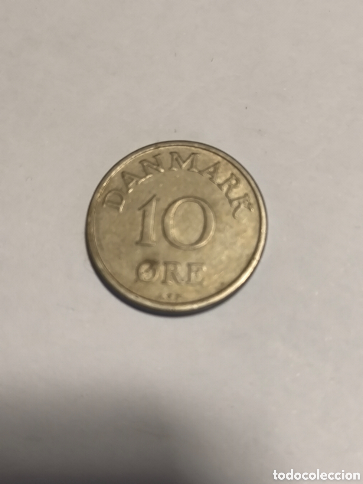 Monedas antiguas de Europa: 10 Ore Dinamarca 1955 - Foto 1