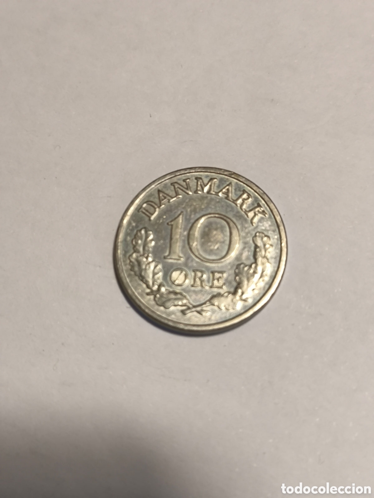 Monedas antiguas de Europa: 10 Ore Dinamarca 1966 - Foto 1