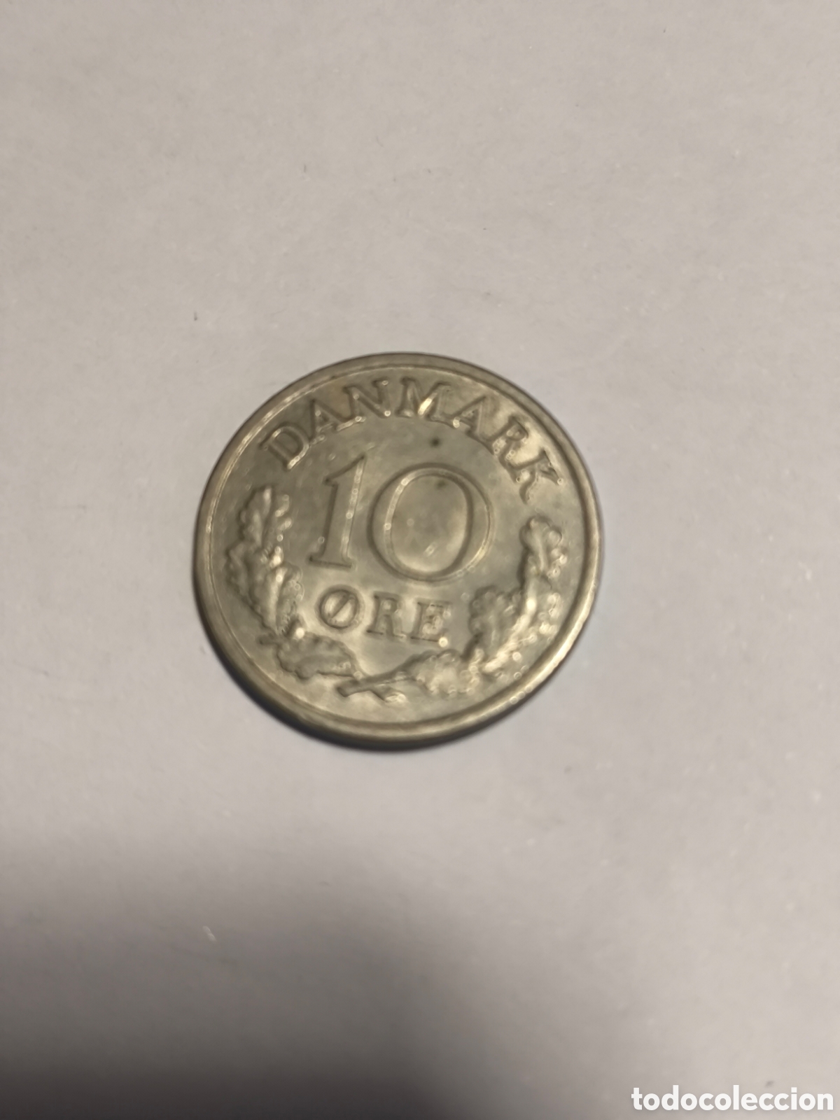 Monedas antiguas de Europa: 10 Ore Dinamarca 1969 - Foto 1