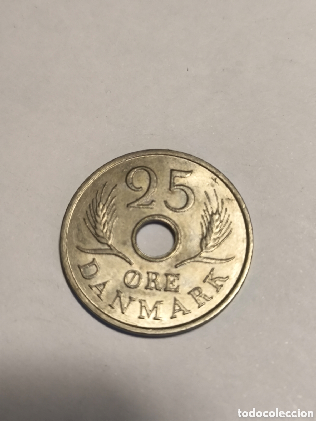 Monedas antiguas de Europa: 25 Ore Dinamarca 1966 - Foto 1