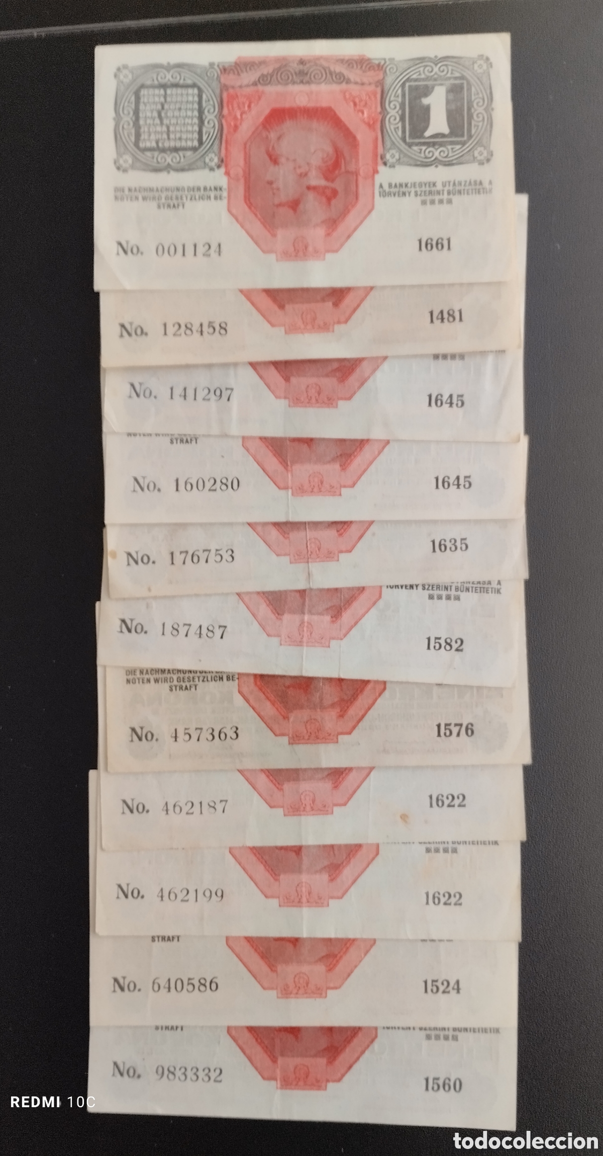 Monedas antiguas de Europa: Billetes de Austria de 1916 - Foto 2